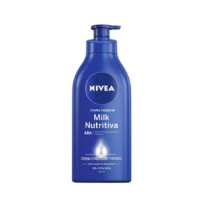CREMA NIVEA CORPORAL AZUL  X625 ML MILK NUTRITIVA