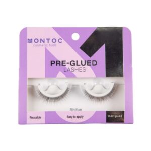 PESTAÑAS ENTERAS PRE GLUED MONTOC TODAS LAS REFERENCIAS (CARTON MORADO