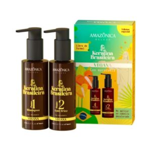 KERATINA BRASILERA ORGANICA AMAZONICA BELEZA  PASO 1 Y 2 X125ML