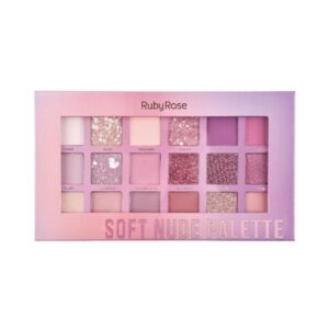 PALETA DE SOMBRAS SOFT NUDE RUBY ROSE