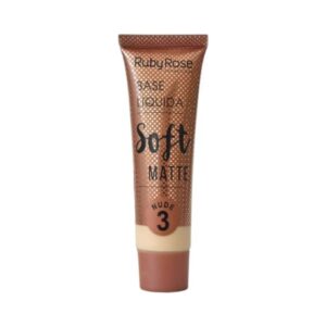 BASE LIQUIDA RUBY ROSE  SOFT MATTE NUDE #3  X 29ML