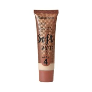 BASE LIQUIDA RUBY ROSE  SOFT MATTE BEGE #4  X 29ML