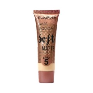 BASE LIQUIDA RUBY ROSE  SOFT MATTE BEGE #5  X 29ML