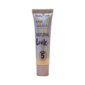 BASE LIQUIDA NATURAL LOOK BEGE 5 RUBY ROSE X 29 ML