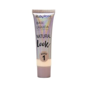 BASE LIQUIDA NATURAL LOOK NUDE 1 RUBY ROSE X 29 ML
